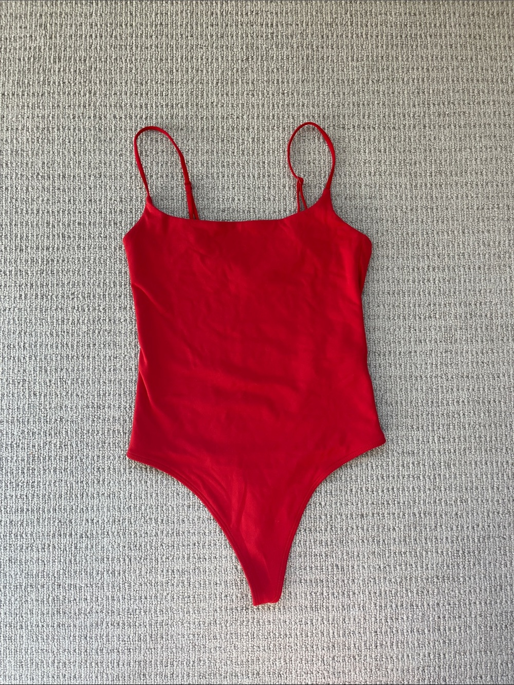 Aritzia Babaton Red Bodysuit